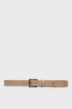 Мужской бежевый кожаный ремень Vintage Бежевый 85 G-Star RAW D23106,3127