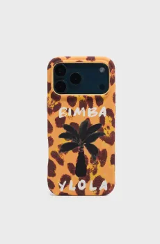 Женский оранжевый чехол для iPhone 17 Pro Max с узором Оранжевый ONESIZE Bimba Y Lola 261BAFT06.34100