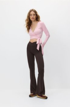 Reserved - Спортивні штани - темно коричневий - 915HS-89X