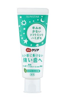 Детская зубная паста SUNSTAR Do против кариеса, со вкусом мягкой мяты, 70 г