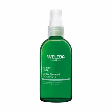 Увлажняющий тоник для лица Weleda Refining Toner для нормализации pH и сужения пор, с органическим гамамелисом, 150 мл Увлажняющий тоник для лица Weleda Refining Toner для нормализации pH и сужения пор, с органическим гамамелисом, 150 мл