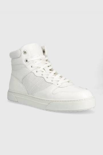 Кожаные кроссовки Michael Kors Barett цвет белый 42F3BRFE5L Кожаные кроссовки Michael Kors Barett цвет белый 42F3BRFE5L