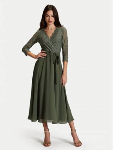 Swing Коктейльна сукня 5AH16800 Зелений Regular Fit Swing Коктейльна сукня 5AH16800 Зелений Regular Fit