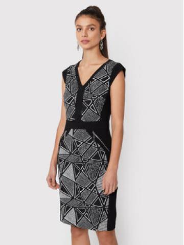 Joseph Ribkoff Коктейльна сукня 223079 Чорний Slim Fit Joseph Ribkoff Коктейльна сукня 223079 Чорний Slim Fit