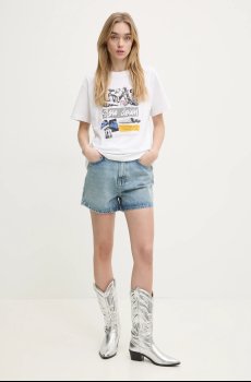 Хлопковая футболка Moschino Jeans