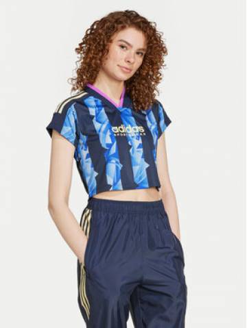 adidas Футболка Tiro Cut 3-Stripes IX3728 Голубий Slim Fit adidas Футболка Tiro Cut 3-Stripes IX3728 Голубий Slim Fit