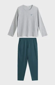 Женская пижама (лонгслив, брюки) Разноцветный XL Atlantic NLP-498