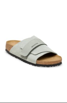 Замшевые шлепанцы Birkenstock Kyoto