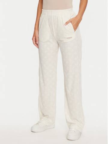 Guess Штани з тканини Krissy V4BB05 KCHS2 Білий Relaxed Fit Guess Штани з тканини Krissy V4BB05 KCHS2 Білий Relaxed Fit