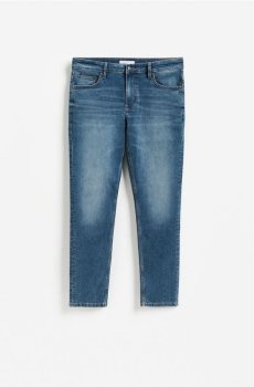 Reserved - Джинси slim з вареним ефектом - indigo jeans - 055KI-57J