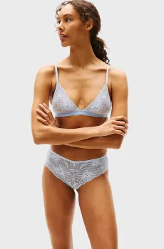 Женский голубой бюстгальтер TRIANGLE (EXT.SIZES) Голубой XS Tommy Hilfiger UW0UW05705