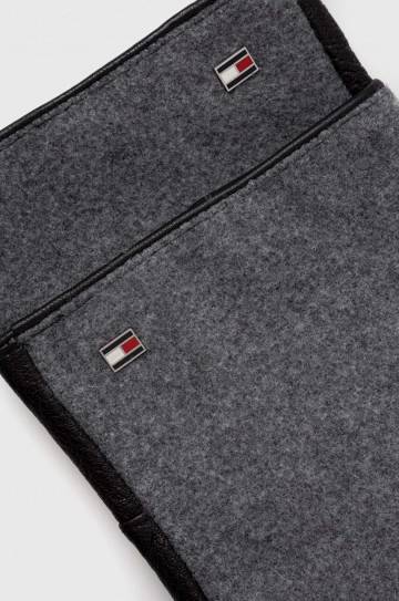 Перчатки Tommy Hilfiger мужские цвет серый Перчатки Tommy Hilfiger мужские цвет серый