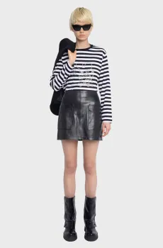 Женский лонгслив в полоску Edwini Разноцветный XS ZADIG&VOLTAIRE JWTS02839_BLACK