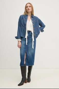 Джинсовая юбка Pepe Jeans MIDI SKIRT HW