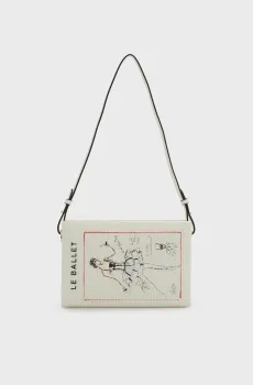 Женская белая сумка soiree book ballet minaud Белый ONESIZE Karl Lagerfeld B3W30241