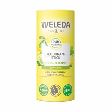 Дезодорант-стик Weleda Deodorant Stick Citrus-Bergamot Лимон и бергамот, 50 г Дезодорант-стик Weleda Deodorant Stick Citrus-Bergamot Лимон и бергамот, 50 г