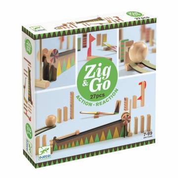 Ігровий набір Djeco Zig and go 27 деталей (DJ05641) Ігровий набір Djeco Zig and go 27 деталей (DJ05641)