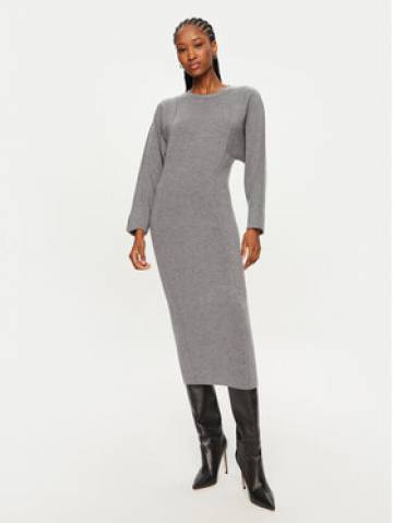 PINKO Трикотажна сукня Vitigno 103944 A221 Сірий Regular Fit PINKO Трикотажна сукня Vitigno 103944 A221 Сірий Regular Fit