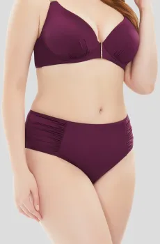 Женские бордовые трусики от купальника Бордовый 42 MARC&ANDRE L1810-ZP-HRS-N
