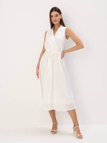 Mohito - Сукня-сорочка міді - білий - 36
