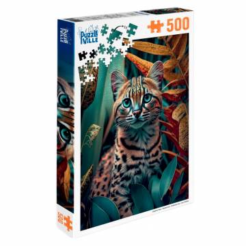 Пазл Puzzleville Оцелот Лео 500 елементів (PZL500_22) Пазл Puzzleville Оцелот Лео 500 елементів (PZL500_22)