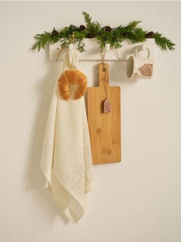 Кухонний рушник - кремовий