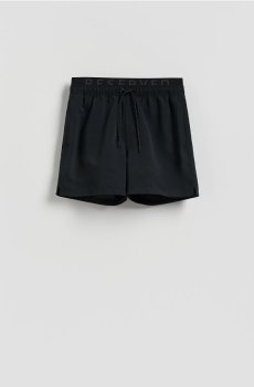 Reserved - Гладкі пляжні шорти - чорний - 110FB-99X