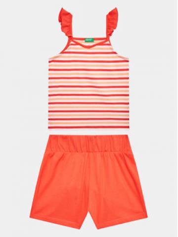 United Colors Of Benetton Набір топ та шорти 3NVVGK009 Кольоровий Regular Fit United Colors Of Benetton Набір топ та шорти 3NVVGK009 Кольоровий Regular Fit