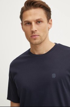 Хлопковая футболка lounge BOSS