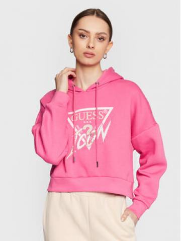 Guess Світшот Icon W3RQ03 KB683 Рожевий Relaxed Fit Guess Світшот Icon W3RQ03 KB683 Рожевий Relaxed Fit