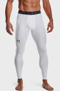 Мужские белые тайтсы UA HG Armour Leggings Белый XL Under Armour 1361586-100