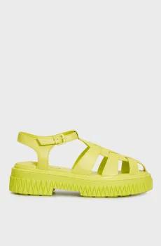 Женские салатовые кожаные сандалии Салатовый 39 Schutz S2157100010015U