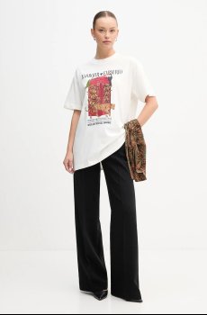 Хлопковая футболка Barbour x Farm Rio