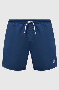 Синие шорты для плавания