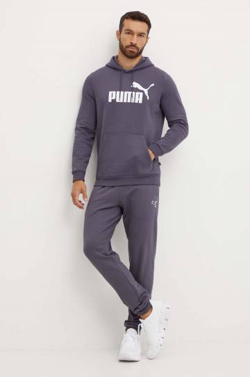 Кофта Puma мужская цвет серый с капюшоном с принтом Кофта Puma мужская цвет серый с капюшоном с принтом