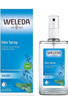 Уценка! Дезодорант-спрей Weleda Sage Deo Spray Шалфей, женский, 100 мл