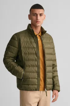 Мужской зеленый пуховик Зеленый S Gant 7006298