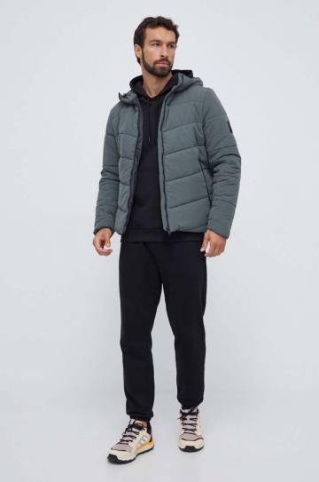 Хлопковая кофта Hummel мужская цвет чёрный с капюшоном однотонная Хлопковая кофта Hummel мужская цвет чёрный с капюшоном однотонная
