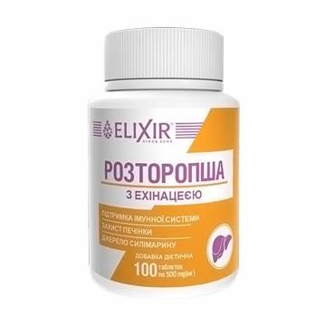 Расторопша Эликсир Thistle с эхинацеей, 500 мг, 100 таблеток Расторопша Эликсир Thistle с эхинацеей, 500 мг, 100 таблеток
