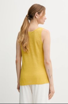 Льняной топ United Colors of Benetton