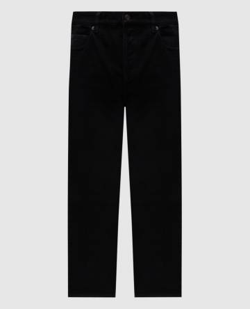 Черные джинсы с логотип патч