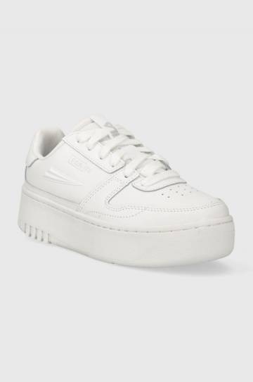 Кожаные кроссовки Fila FXVENTUNO PLATFORM цвет белый Кожаные кроссовки Fila FXVENTUNO PLATFORM цвет белый