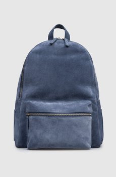 Синий замшевый рюкзак Laio Peach