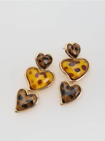 Reserved - Сережки-підвіски - різнобарвний - 317GX-MLC