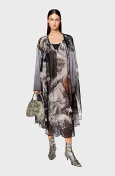 Женское платье с узором D-LAV DRESS Разноцветный 40 Diesel A11579 0AJAW