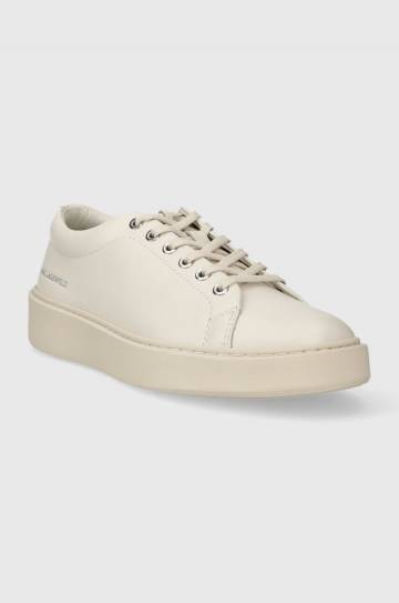 Кожаные кроссовки Karl Lagerfeld FLINT цвет белый KL53320A Кожаные кроссовки Karl Lagerfeld FLINT цвет белый KL53320A
