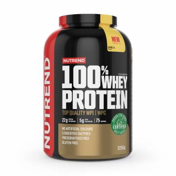 Протеин Nutrend 100% Whey Protein Ваниль, в порошке, 2.25 кг Протеин Nutrend 100% Whey Protein Ваниль, в порошке, 2.25 кг