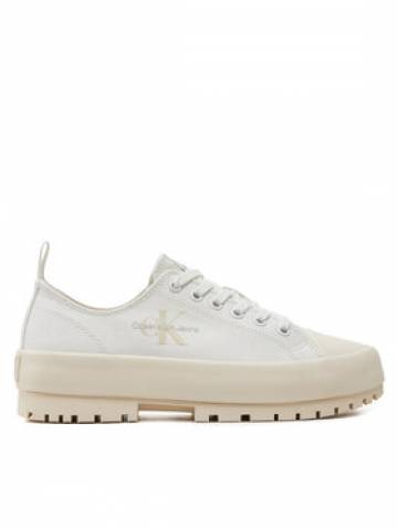 Calvin Klein Jeans Кеди Lugged Hybrid Laceup Ml Mtr YW0YW01505 Білий Calvin Klein Jeans Кеди Lugged Hybrid Laceup Ml Mtr YW0YW01505 Білий