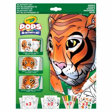 Набір для творчості Crayola Pops 3D Тварини (04-2802) Набір для творчості Crayola Pops 3D Тварини (04-2802)