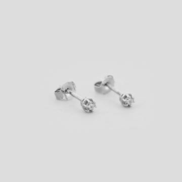 Серебряные серьги Minimal СД-028фС Серебряные серьги Minimal СД-028фС